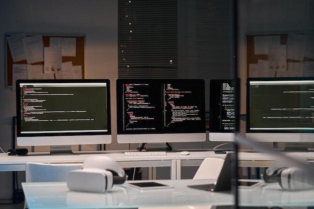 Computer Monitors with Code