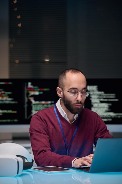 Computer Programmer at Workplace
