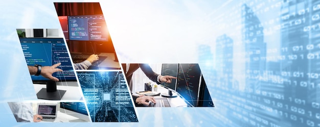 Computer programming coding and AI artificial intelligence NLP data development