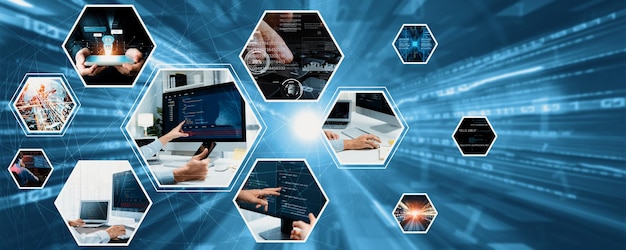 Computer programming coding and AI artificial intelligence NLP data development