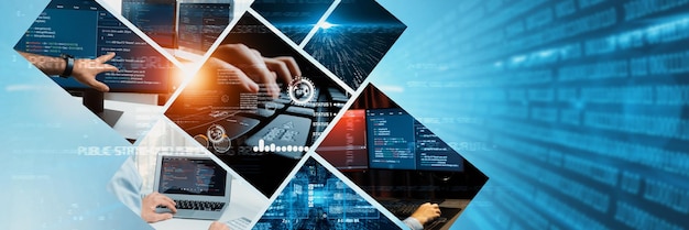 Computer programming coding and AI artificial intelligence NLP data development