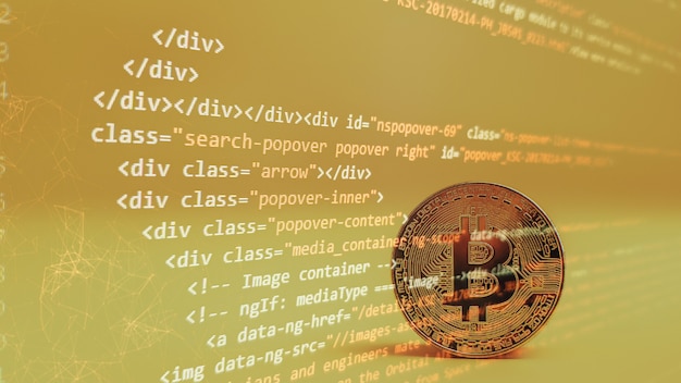 Computer script. Software background. Source code photo. Website programming code. Programmer developer screen. Developer working on program codes in office.