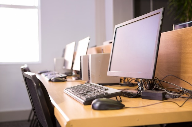 Computers in classroom