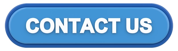 Contact us button 3D illustration