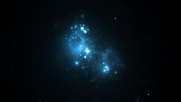 cosmic background of stars and galaxies a dark infinite universe with shining stars and constellations stellar space stardust nebulae 3d render