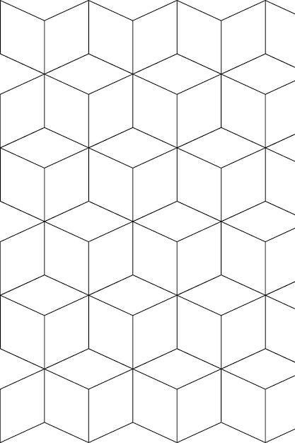 cubic patterned background design element