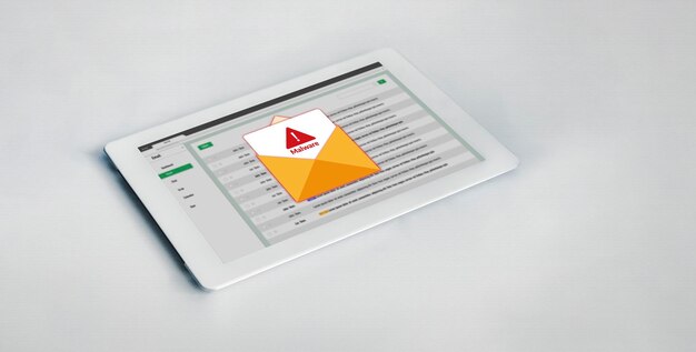 Cyber attack malware alert show computer screen display threat detected snugly