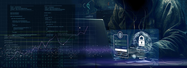 Cyber security concept Login User identification information security and encryption secure Internet access cybersecurity secure access to user's personal information