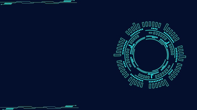 Dark blue abstract future technology background 17
