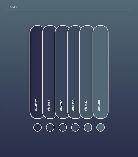 Dark Blue Color Palette