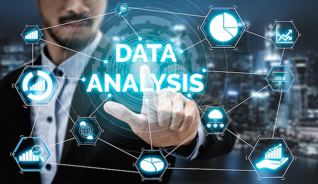 Data Analysis for Business and Finance Concept
