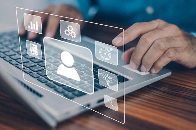 Data analysis target customer Target customer buyer persona customer behavior concept Marketing plan and strategies Personalization marketing customer centric strategies
