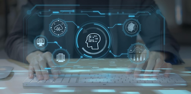 Data driven mindset concept Collecting big data analytics and making decisions based on data analysis instead of emotion and intuition Challenge and implement the data driven culture in company