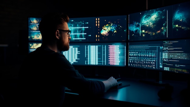 datadriven insights visualizing the power of analytics in business and technology generative ai illustrator