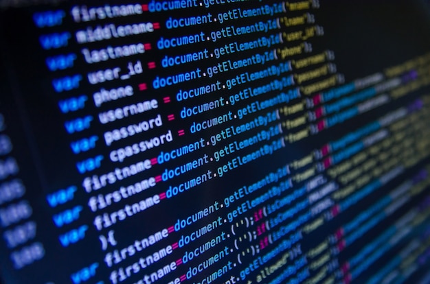 Desktop source code and Wallpaper by Computer language with coding and programming.