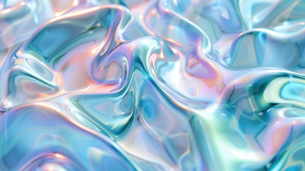 Detailed view of swirling blue and pink liquid in close proximity creating a visually striking contrast