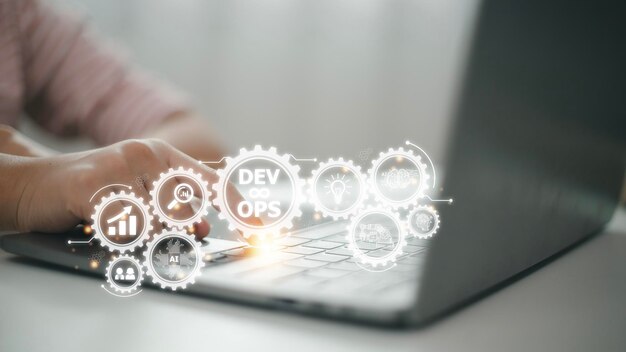 DevOps-metodologia Kehitysoperaatiot agil-ohjelmointitekniikan konsepti