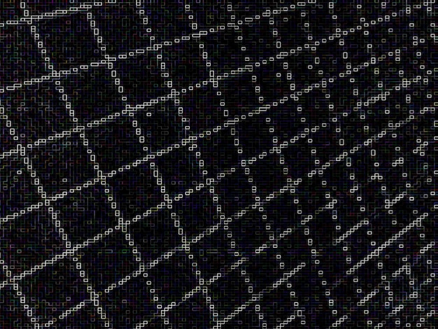 Diagonal retro pixel abstraction backdrop