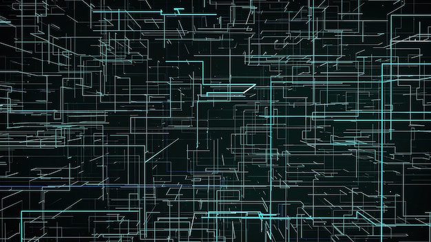Digital abstract data maze