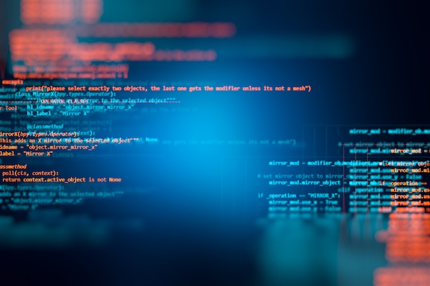 digital code number abstract technology background