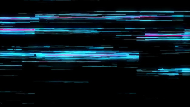 Digital glitch background Abstract noise effect Computer screen error Technical problem Computer virus No television signal 3D rendering