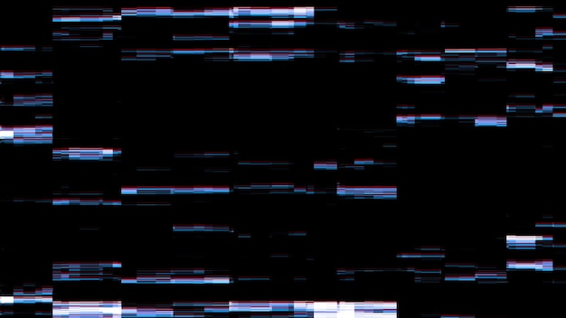 Digital glitch background Abstract noise effect Computer screen error Technical problem Computer virus No television signal 3D rendering