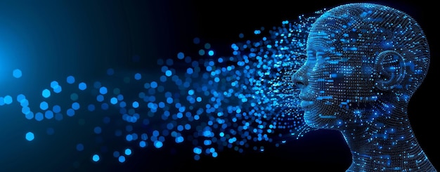 Digital Human Disintegrating into Data