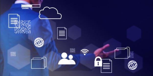 Document management system DMS Enterprise content management ECM for company digital transformation paperless workflow better data search store share and security system cloud technology