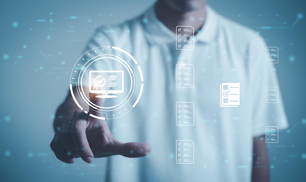 Document Management System online documentation database and process automation to efficiently manage files knowledge and documentation in enterprise Corporate business technology