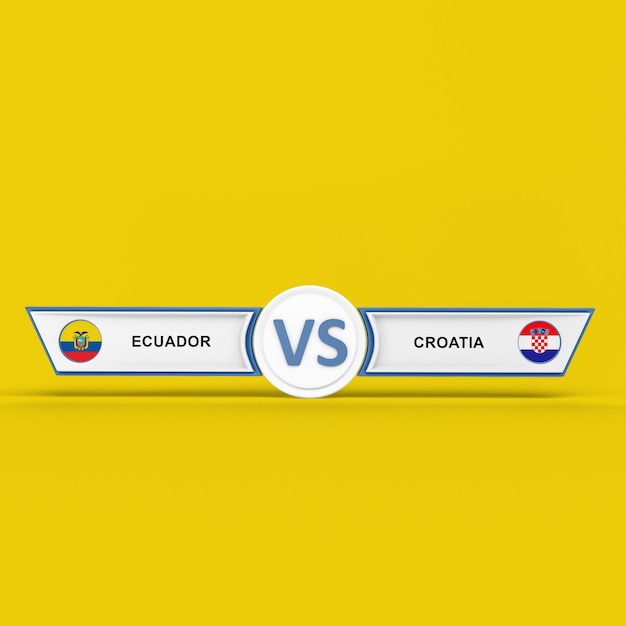 Ecuador VS Croatia Match