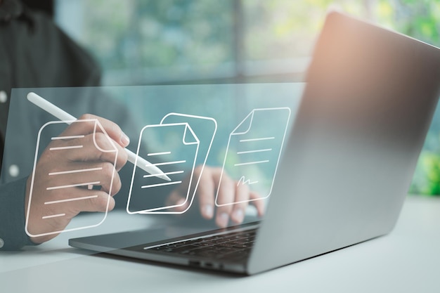 Electronic paperwork streamlines document handling reducing reliance on physical forms