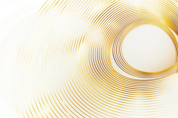 Elegant Gold and White Abstract Art with Fluid Design and Flowing Patterns for Modern Decor