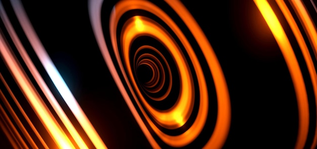 Elegant gold wavy line abstract design with a sleek and modern geometric aesthetic