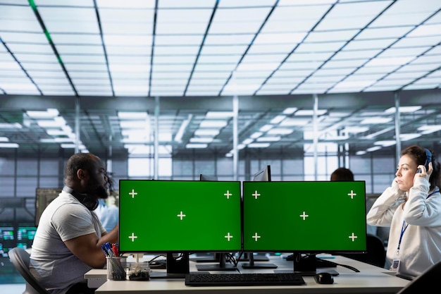 Engineer listening music doing data center AI automation