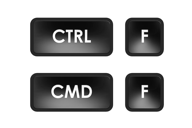 find shortcut with control and command f