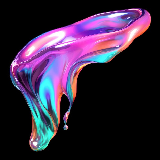 Fluid Holographic Abstract