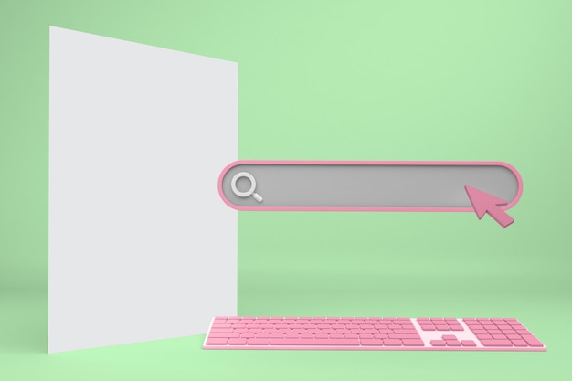 Flyer and Website Icons Left Side In Green Background