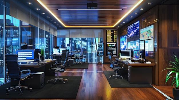Furniture Building Chair Table Lighting Desk Architecture Interior design Computer Television