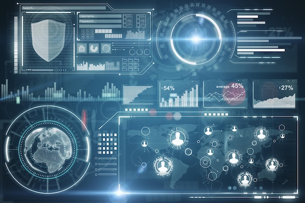 Future and web safety concept