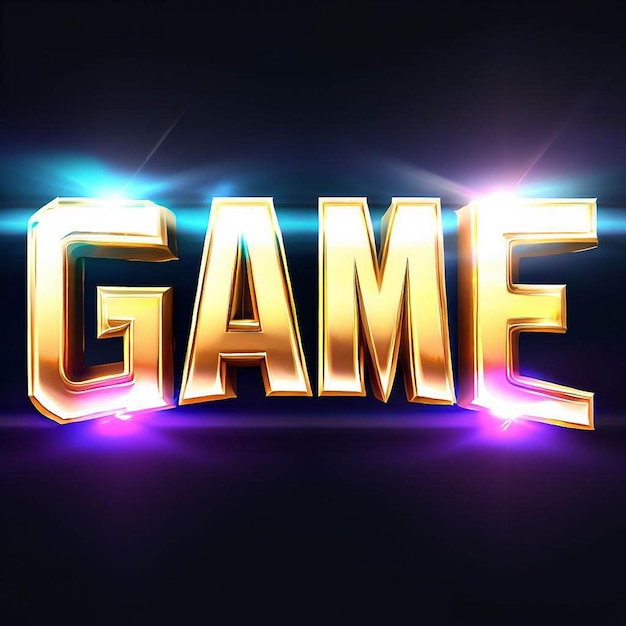 Game 3d text effect
