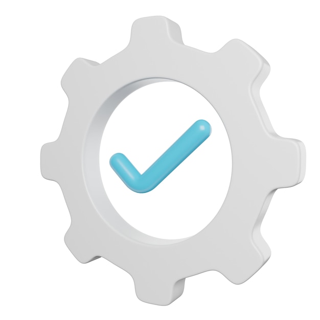 Gear with Checkmark Configuration and Validation