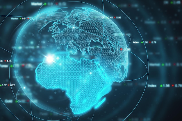 Global business texture