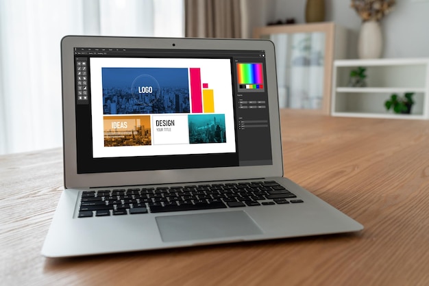 Graafisen suunnittelun ohjelmisto moderniin web-sivujen ja kaupallisten mainosten suunnitteluun