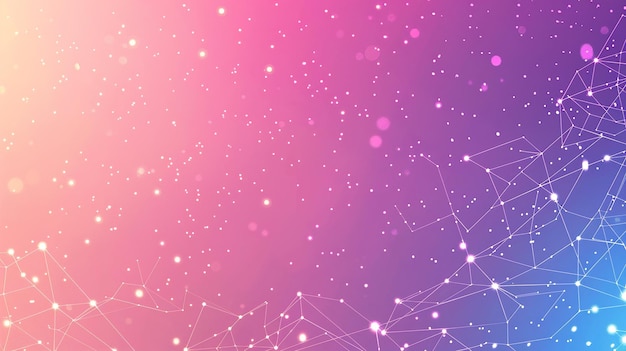 Gradient Network Connection Background