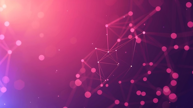 Gradient Network Connection Background
