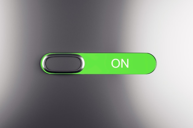 Green push buttons On