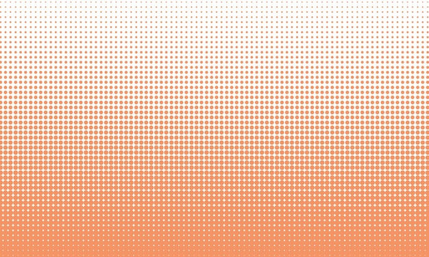 halftone background with coral orange color