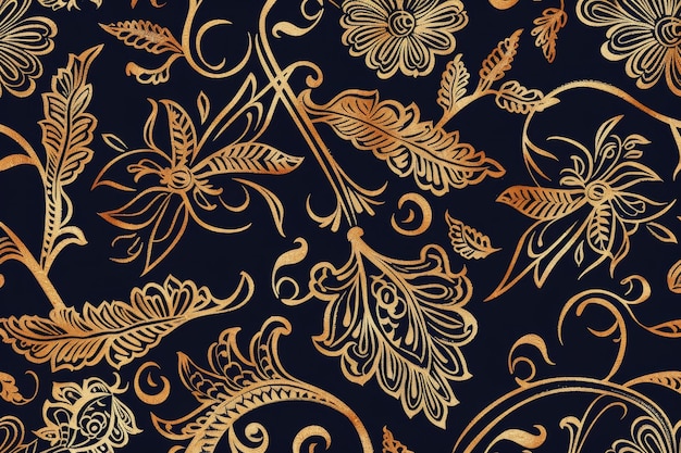 Hand drawn Javanese batik seamless pattern vector illustration ar 32 Job ID 06cb688f27804dd0b6123091