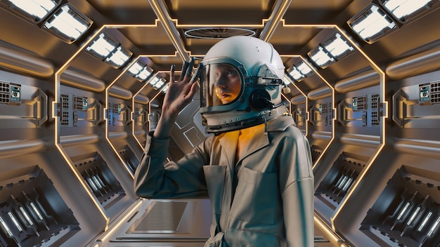 HD Astronaut in Space