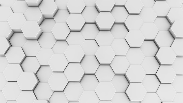Hexagons honeycomb background abstract science design